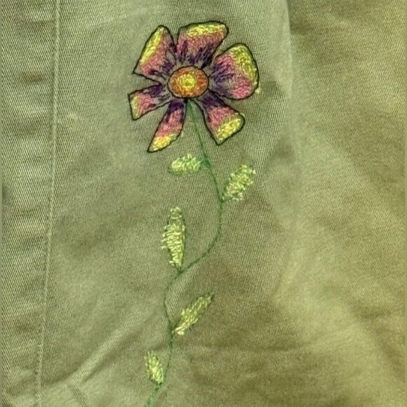 Teddy Fresh Embroidered Khaki Pants – Size 36 - Picture 13 of 13